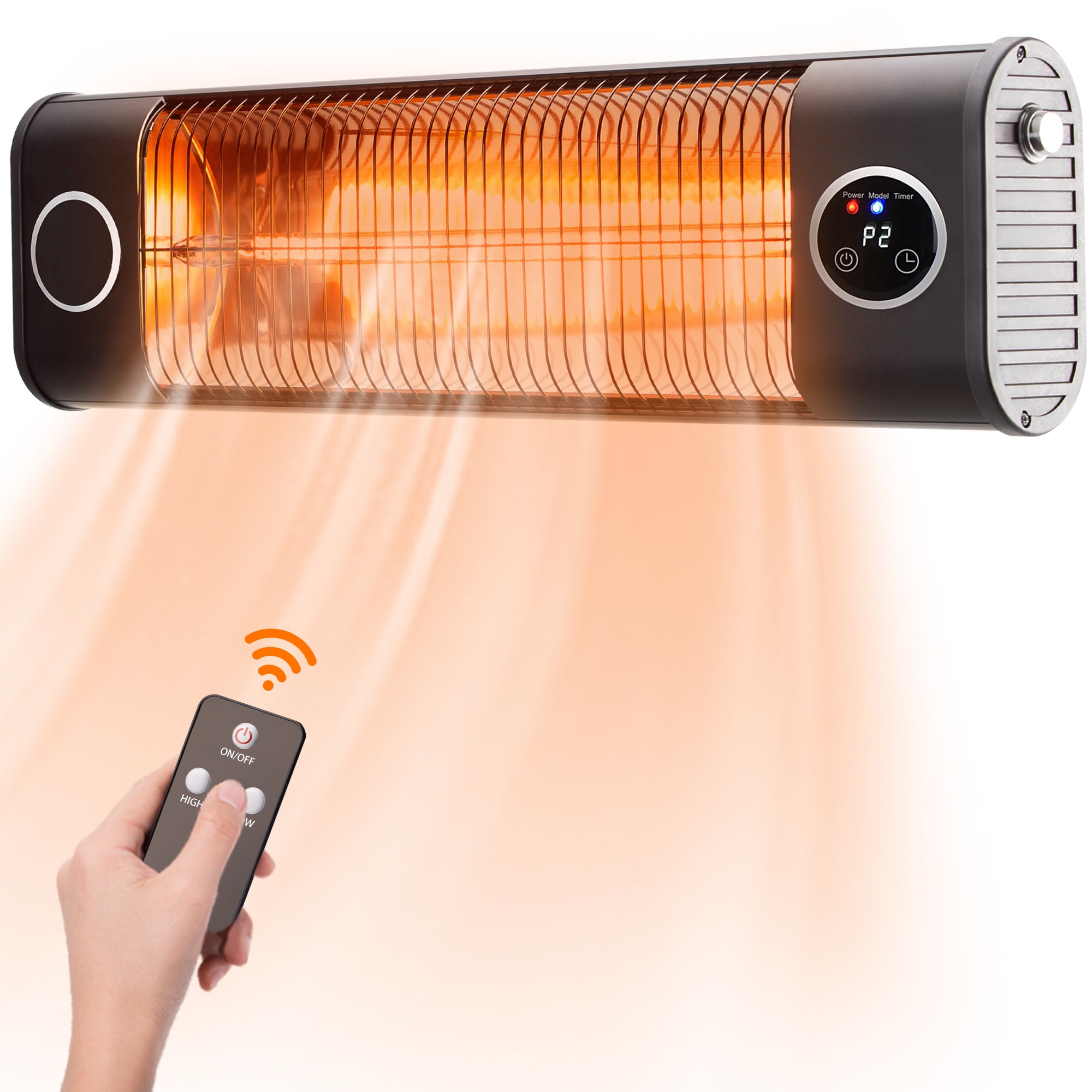 AKIRES 1500W Portable Electric Space Heater,22″ Desk Heater 70