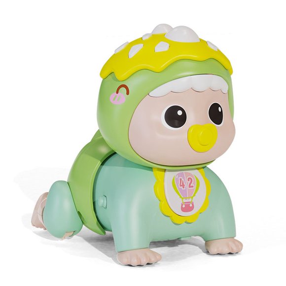 HLONK Jouets pour Bébé 6 à 12 Mois Jouet pour le Temps sur le Ventre pour 12-18 Mois Jouets Musicaux pour Bébé Qui Rampe avec Lumière et Son Cadeau d'Anniversaire Jouet Éducatif Précoce pour Bébé Nourrisson
