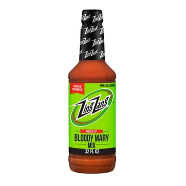 Zing Zang Bloody Mary Mix, Non-Alcoholic Cocktail Mixer, 32 Fl Oz Bottle