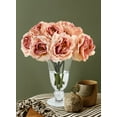 thumbnail image 2 of Serene Spaces Living DIY Vase Kit: Faux Pink Tea Flower Bouquet & Vase, 2 of 3