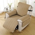 thumbnail image 6 of Lavish Cover 100% Waterproof Recliner Chair Cover, 1 Piece Non-Slip Recliner Chair Slipcovers, Washable Furniture Protector with Pockets & Elastic Straps for Kids Pets, 28 inch, Khaki, 6 of 10