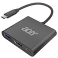 thumbnail image 1 of Hub USB C Acer 3 en 1 USB C vers HDMI avec 5Gbps USB 3.0 PD 100W, 1 of 8