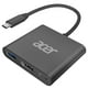 thumbnail image 1 of Hub USB C Acer 3 en 1 USB C a HDMI con USB 3.0 PD de 5 Gbps de 100 W, 1 of 8