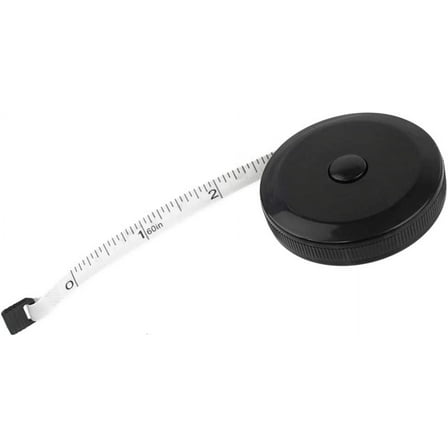 Soft Tape Measure for Body Measuring Tape Cloth Measuring Tape Physicians for Sewing Tailor Craft Cloth Ruler Fabric Anthropometric Measurements Tape Retractable 60IN/1.5M (White 1PC)