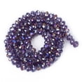 thumbnail image 1 of Piedras Sueltas Cristal Biselado Rondelle Sunnimix 4 x 6mm Morado, 1 of 4
