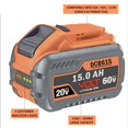 thumbnail image 4 of Batería de repuesto para Dewalt DCB606 de larga duración, 60 V, 1500 mAh, 4 of 8
