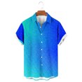 thumbnail image 2 of ameIAEA Men's Short Sleeve Button Down Shirts Casual Print Collared Tops Summer Beach Shirts, 2 of 4