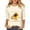 Beige&24_0908, variant on S-5XL Halloween T Shirts for Women on a Dark Desert Highway Full Moon Witch Printed 3/4 Sleeve Tops for Women Funny Vintage Fall Outfits Spooky Season Festival Women's Graphic Tees