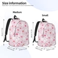 thumbnail image 3 of Naloa Love Rabbit Canvas Backpack for Men Women Rucksack Casual Travel Daypack College Tote Satchel Bookbag for Teens-Medium, 3 of 7
