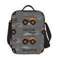 thumbnail image 7 of Bingfone Construction Machines Reusable Insulated Lunch Bag Cooler For Work School Picnic Or Travel, 7 of 7