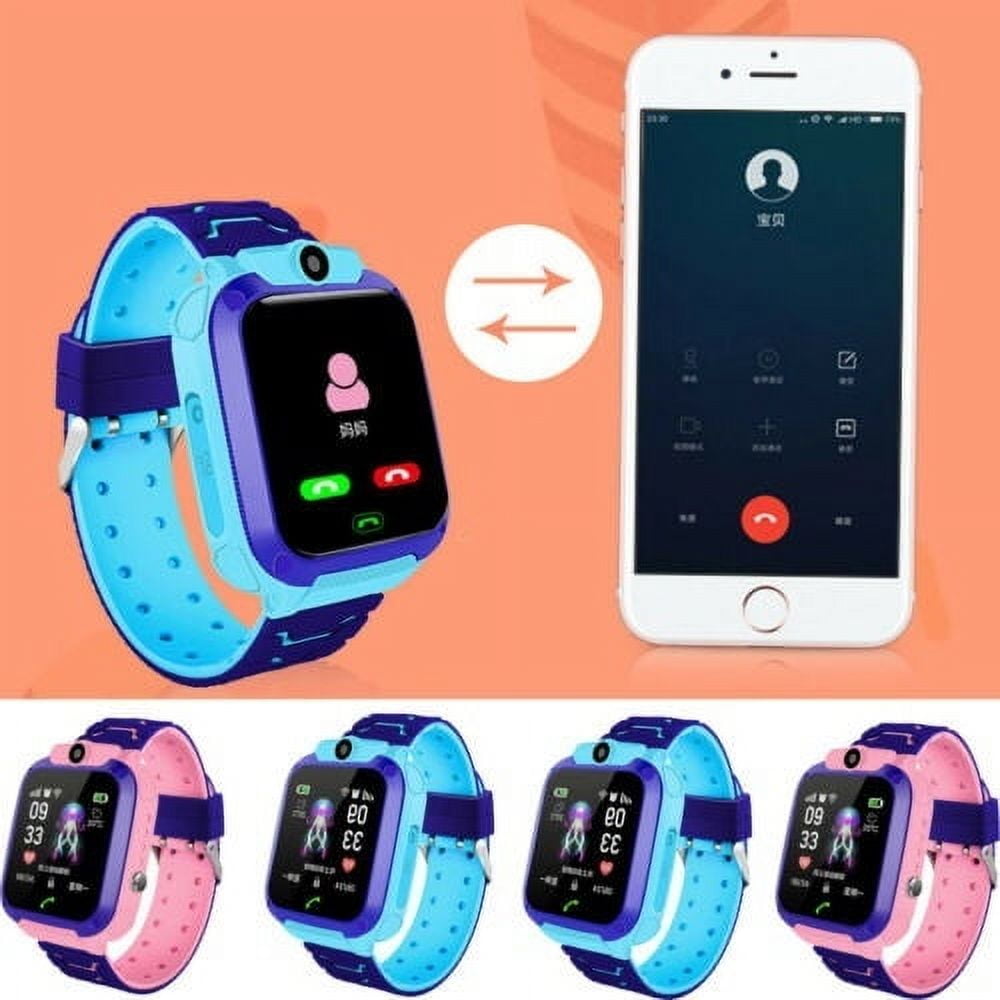 Anti-lost Kids Safe GPS Tracker SOS Call GSM Phone Smart Watch For IOS Android