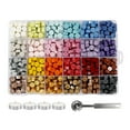 thumbnail image 2 of Wax Seal Kit,Candles Envelopes Letter Wax Spoon 4pcs 600pcs Wax Beads Spoon 4pcs Candles Letter Invitations Decoration Wax Seal Wax Beads With Beads With 1pc Seal Kit 600pcs Kit 600pcs Wax Dsfen, 2 of 6