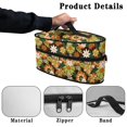 thumbnail image 5 of HELLHERO Daisy Floral Pattern Protective Travel Steamer Storage Bag Compatible with Most Iron Durable & Protective Organizer Lightweight Travel Bag, Case Only, 5 of 6