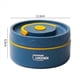 thumbnail image 3 of 4x Contenedor de Almuerzo Caliente para Alimentos,Contenedor de Almuerzo TéRmico de Acero Inoxidable Caja Bento TéRmica PortáTil Contenedor de Alimentos Azul B, 3 of 5