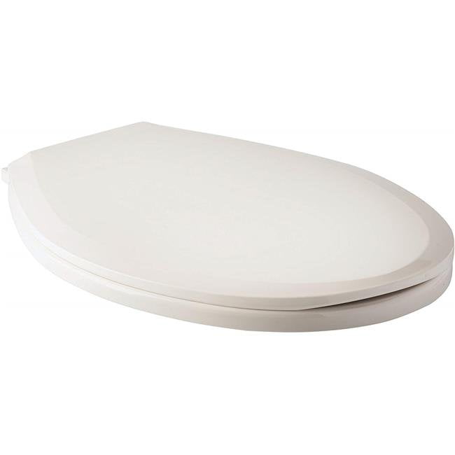 Centoco Elongated Closed Front White Plastic Standard Toilet Seat HP1600001 Pack of 4