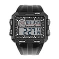 thumbnail image 2 of Reloj Deportivo Digital ANGGREK 50 M Resistente Al Agua Esfera Rectangular Luminosa Para Hombres, 2 of 7
