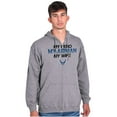 thumbnail image 3 of US Air Force Hero Airman Wife Zip Hoodie Sweatshirt Men Brisco Brands X, 3 of 6