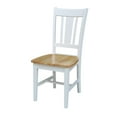 thumbnail image 2 of International Concepts Unfinished San Remo Solid Wood Splatback Dining Chairs, Set of 2, 2 of 9