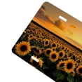 thumbnail image 3 of Yehwow Sunflowers and Sunsets Metal Car Plate Decorative Aluminum License Plate Tag Sign, 3 of 5