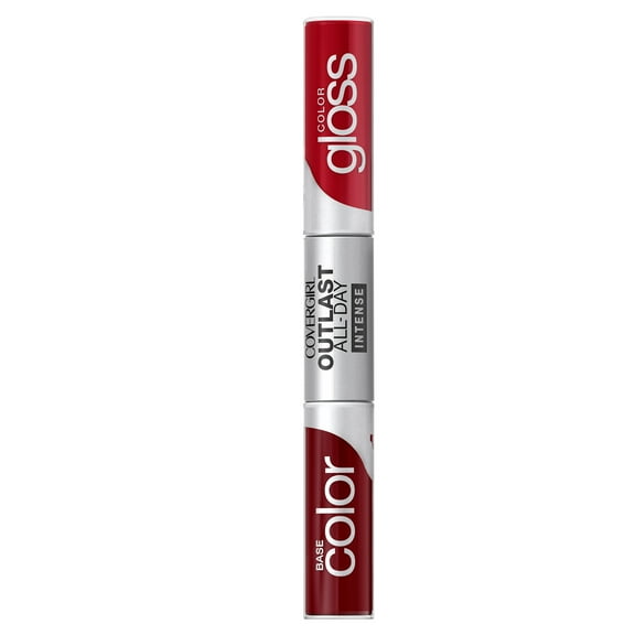 COVERGIRL Outlast All-Day Intense Base Lip Color & Color Gloss, Precious Ruby, .2 oz
