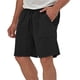 thumbnail image 4 of pstuiky Pantalones cortos para hombre, Pantalones cortos de entrenamiento casuales y cómodos para hombre con bolsillos con cordón elástico Pantalones cortos de golf, 4 of 9