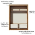 thumbnail image 5 of Ropero Closet Madesa Dallas Plus 2 Puertas Corredizas con Espejo 4 Cajones MN, 5 of 5