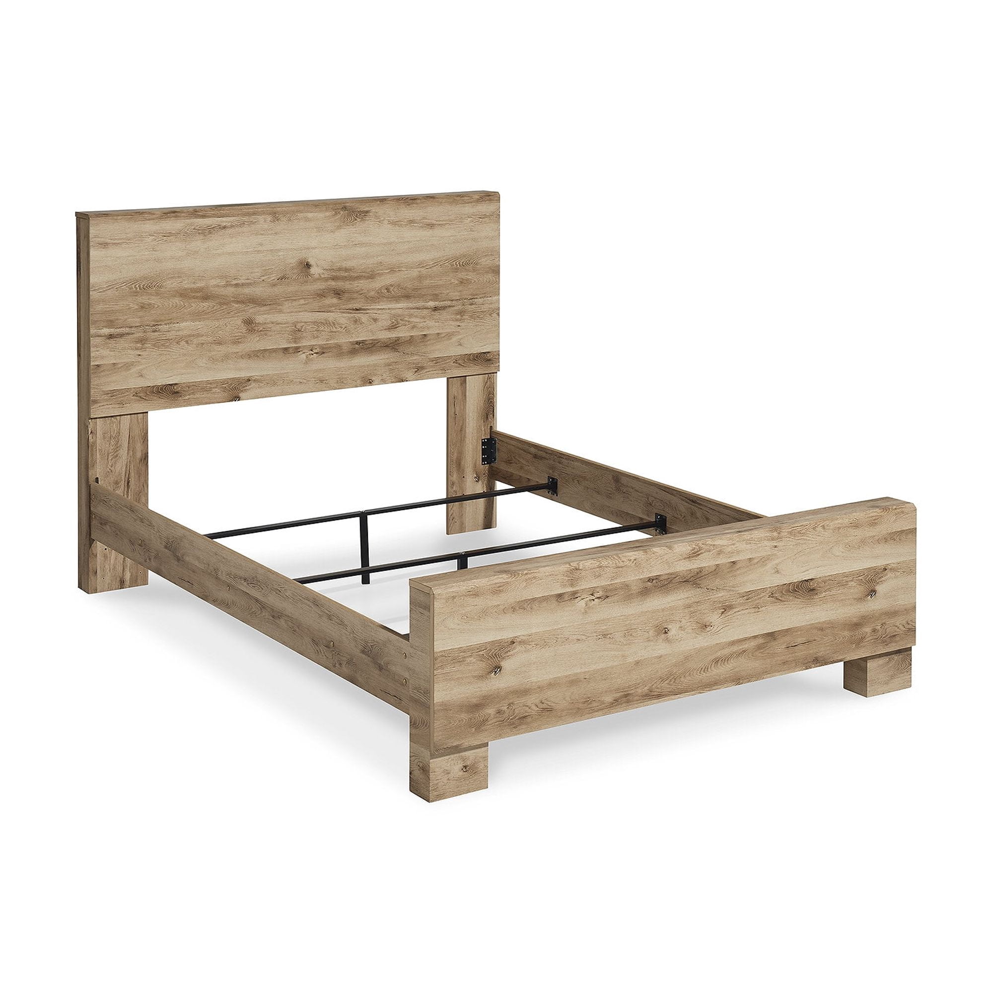 Signature Design by Ashley Hyanna Rustic Queen Panel Bed, Light Brown