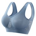 thumbnail image 4 of Women Bras Seamless Sports Bra Wirefree Yoga Bra With Removable Pads Bras for Women Multicolor13 M, 4 of 6