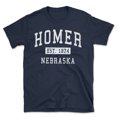 thumbnail image 1 of Homer Nebraska Classic Established Men's Cotton T-Shirt, 1 of 1
