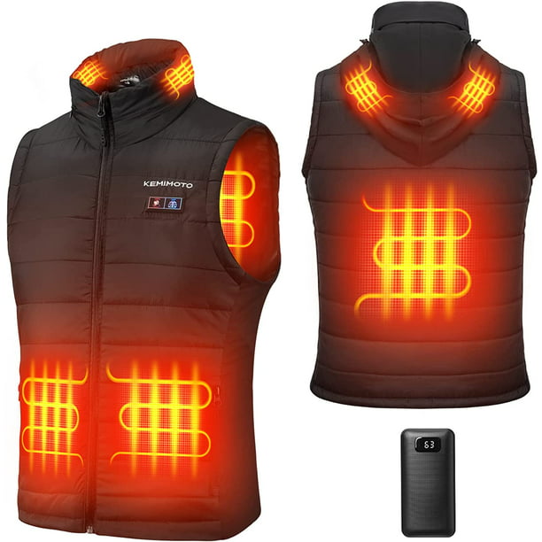 Kemimoto Heated Vest for Men and Women, Lightweight Heated Vest with ...