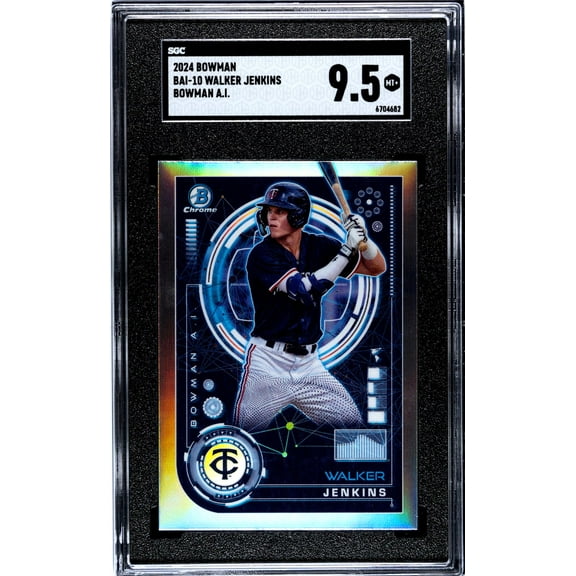 2024 Bowman Chrome Walker Jenkins #BAI-10 SGC 9.5