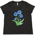 thumbnail image 3 of Inktastic Cornflower Women's Plus Size T-Shirt, 3 of 5