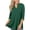 A12-Dark Green, variant on a.Jesdani Womens Plus Size Tunic Tops 3/4 Roll Sleeve V Neck Casual Blouses m-4x