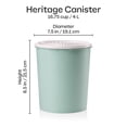 thumbnail image 5 of Tupperware Heritage 16.75-Cup Food Storage Canister with Lid, Green, 5 of 9