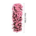 thumbnail image 2 of Cesta colgante Ramo de flores violetas Guirnalda colgante Glicinia Orquídea Pared Flores artificiales Flores artificiales vívidas Flores artificiales, 2 of 2