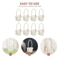 thumbnail image 3 of Raindrops 8Pcs Picking Rattan Basket Lightweight White 3.5x5.9in, 3 of 8
