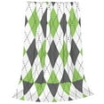 thumbnail image 2 of Fuzoiu Light green and black argyle Print Ultra-Soft Micro Fleece Blanket,All Seasons Flannel Throw, Lightweight Blanket for Bed, Sofa, Couch, Movie Night, Camping, and Travel-50"x40", 2 of 7