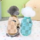 thumbnail image 3 of Ropa para perros con anilla para tirar, ropa de terciopelo de dos patas para mascotas, ropa para perros de otoño e invierno, ropa de terciopelo con cara sonriente, 3 of 4