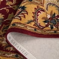 thumbnail image 6 of SAFAVIEH Classic Gloria Oriental Wool Area Rug, Red/Gold, 5' x 5' Round, 6 of 12