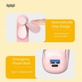 thumbnail image 2 of 1pc Usb Office Bedroom Mute Folding Fan Outdoor Portable Mini Teenager Charging Treasure Two-in-one Handheld Small Fan, 2 of 5