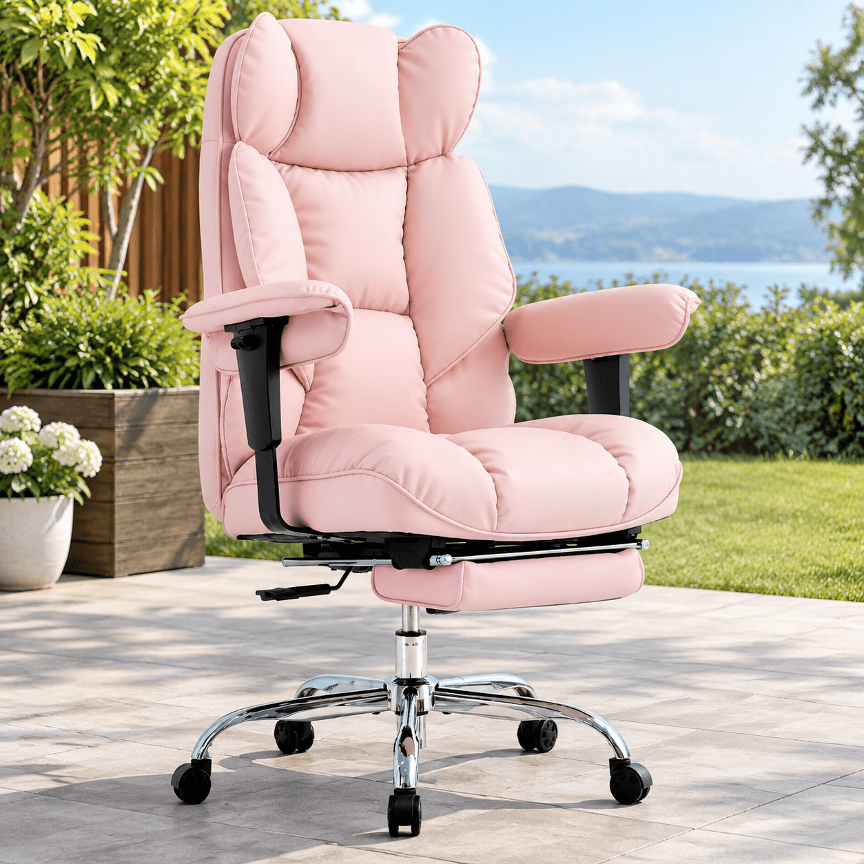 executive office chair 400lbs pink product