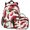 Multicolour 3, variant on Herdesigns Chili Peppers Backpack with Lunch Box Colorful Lightweight Large Travel Work Laptop Backpacks Set Casual Daypacks