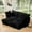 Black, variant on Newest Slipcovered Sofa 2 Seater Sofa,2 Ottomans, 2 Seater Sleeper Sofa Bed Home Theater Oversized Sofa For Living Room, Corduroy, Cream