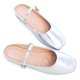 thumbnail image 3 of Zapatos TN TANGNEST Mary Jane Mules para mujer, plateados, talla 43 (9.5), 3 of 7