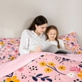 thumbnail image 5 of Castle Fairy Teens Spring Garden Twin Comforter Sets,Chic Flowers Bedding Set, 5 of 8