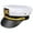 White, variant on Baqcunre Hats for Women, White Cap Sailor Navy Hat Gold Yacht Boat Baseball Caps,