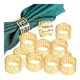 thumbnail image 1 of Servilleteros dorados, 6 piezas Servilleteros de metal Hebillas para boda Fiesta Cena Aniversario Decoración de mesa JFHHH pequeña, 1 of 5