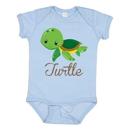 

Inktastic Little Turtle Gift Baby Boy or Baby Girl Bodysuit