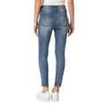 thumbnail image 2 of WallFlower Women's Ultra Skinny Mid-Rise Insta Soft Juniors Jeans (Standard and Plus), 2 of 9