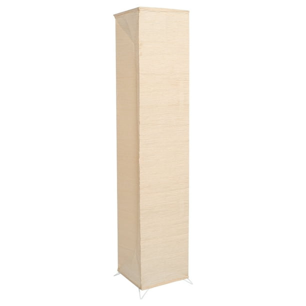 Pantalla de lámpara de pie de papel plegable: accesorio de iluminación minimalista de repuesto para sala de estar, dormitorio y oficina.